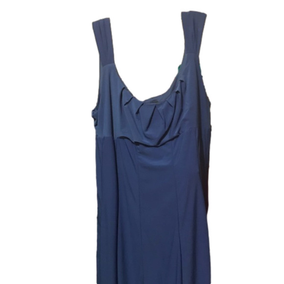 Never Worn! Royal Blue Empire Waist Dress (Knee Length) - Picture 2 of 11